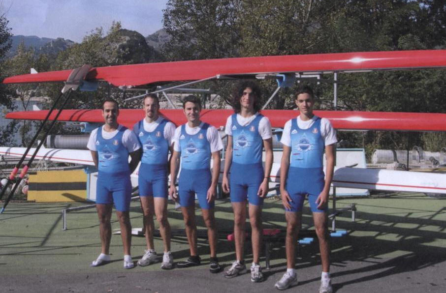 Canottieri Giulianova leader nella classifica regionale dopo i risultati ottenuti alla Regata Regionale del 10 ottobre 2010 al Lago di Bomba: Da sinistra, Marco Granito, Walter Antonucci, Marco Di Luciano, Francesco Trozzi e Marco Di Candido