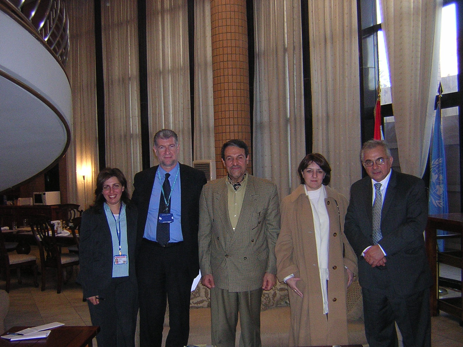Gianni Magazzeni, 51 anni, di Giulianova, secondo da sinistra nella foto: E' Funzionario dell'Alto Commissariato delle Nazioni Unite per i Diritti Umani a Ginevra