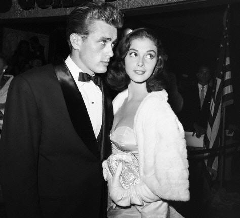 I Ricordi di Lino Manocchia, giulianovailbelvedere tra le stelle di Hollywood - New York 4.3.2013, Anna Maria Pierangeli e i suoi piccoli e grandi amori. Nella foto: L'attrice con James Dean.