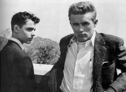 I Ricordi di Lino Manocchia, giulianovailbelvedere tra le stelle di Hollywood - New York, 24.2.2013: Il Cinema Italiano, Otto Preminger e Sal Mineo. Nella foto, Sal Mineo e James Dean in "Rebel without cause" ( Giovent Bruciata, 1955).