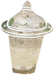 Radici dell'Artigianato Abruzzese di Vito Giovannelli - Pescara, 19.8.2012 (Numero 11) - Tra loggettistica popolare il calamaio privilegia aperture di elevato significato culturale. Ceramica e vetro, ma anche peltro e argento risultano i filoni materici che hanno consentito  una prospettiva di recupero della  merceologia impiegata, nonch la loro riconquista morfologica.