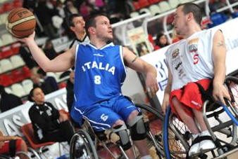 Giulianova, 18.7.2012 - Ai XIV Giochi Paralimpici 2012 di Londra, la Nazionale Italiana di Basket in Carrozzina avr in forza, tra i giocatori pi rappresentativi, il play giuliese Galliano Marchionni, gi Campione dEuropa 2 volte con la maglia azzurra, Parigi 2005 ed Adana 2009, ed altrettante con quella della squadra di A1 della Caripe LAS Amicacci Giulianova.